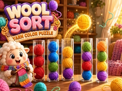 leikur Wool Sort Yarn Color Puzzle