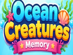 leikur Ocean Creatures Memory
