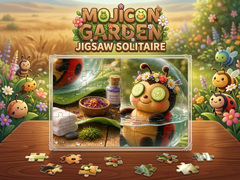 leikur Mojicon Garden Jigsaw Solitaire!