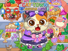 leikur My Virtual Cat Town: Avatar Life 
