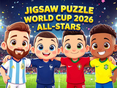 leikur Jigsaw Puzzle: World Cup 2026 All-Stars