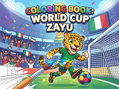leikur Coloring Book: World Cup Zayu