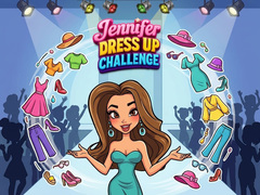 leikur Jennifer Dress Up Challenge