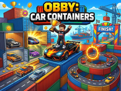 leikur Obby: Car Containers
