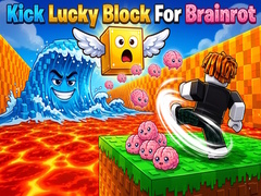 leikur Kick Lucky Block For Brainrot