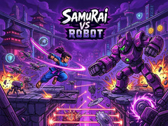 leikur Samurai vs Robot