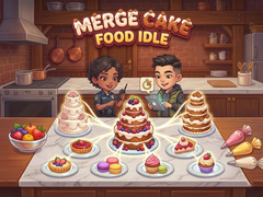 leikur Merge Cake: Food Idle