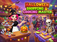 leikur Halloween Shopping & Cooking Master 
