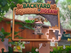 leikur Backyard Squirrel Jigsaw