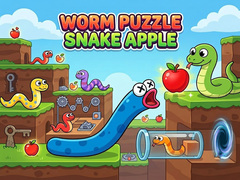 leikur Worm Puzzle: Snake Apple