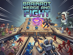 leikur Brainrot Merge and Fight
