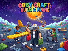 leikur Obby Craft: Build a Plane