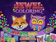 leikur Jewel Coloring