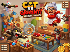 leikur Cat Vs Granny! Ragdoll Sandbox