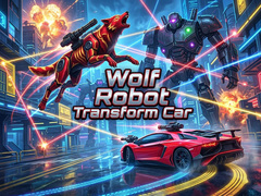leikur Wolf Robot Transform Car