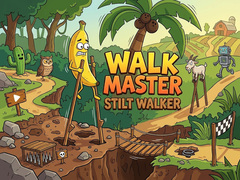 leikur Walk Master: Stilt Walker