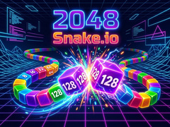 leikur 2048 Snake.io