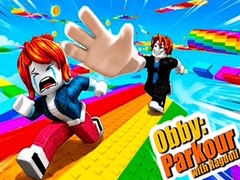 leikur Obby: Parkour with Ragdoll