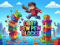leikur Obby: Pew Pew Blocks