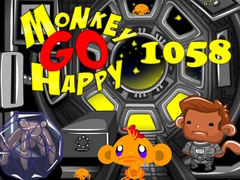 leikur Monkey Go Happy Stage 1058