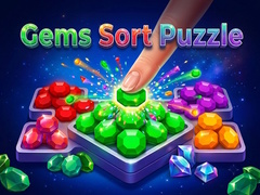 leikur Gems Sort Puzzle
