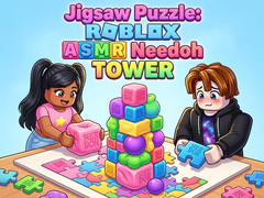 leikur Jigsaw Puzzle: Roblox ASMR Needoh Tower