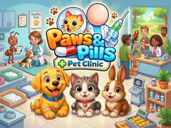 leikur Paws & Pills: Pet Clinic