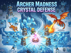 leikur Archer Madness: Crystal Defense