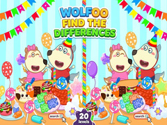 leikur Wolfoo Spot The Difference