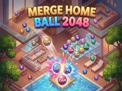leikur Merge Home Ball 2048