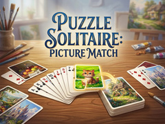 leikur Puzzle Solitaire Picture Match