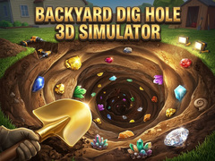 leikur Backyard Dig Hole 3D Simulator