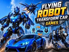 leikur Flying Robot Transform Car Games