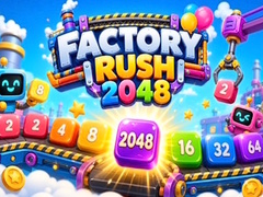 leikur Factory Rush: 2048 Merge