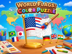 leikur World Flags: Color Puzzle