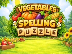 leikur Vegetable Spelling Puzzle