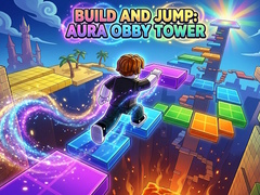 leikur Build and Jump: Aura Obby Tower