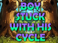 leikur Boy Stuck with His Cycle