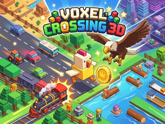 leikur Voxel Crossing 3D