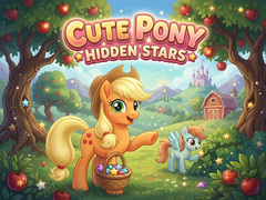 leikur Cute Pony: Hidden Stars