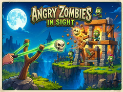 leikur Angry Zombies in Sight