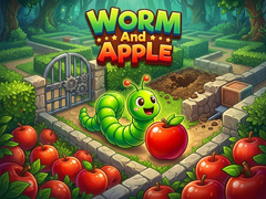 leikur Worm and Apple