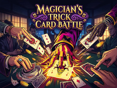 leikur Magician's Trick Card Battle