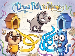 leikur Draw path to home