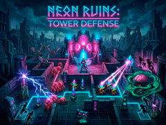leikur Neon Ruins: Tower Defense