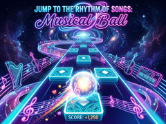leikur Jump to the Rhythm of Songs: Musical Ball