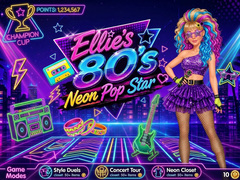leikur Ellie’s 80’s Neon Pop Star