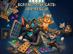 leikur Screwloose Cats: Tail Rescue