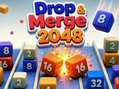 leikur Drop & Merge 2048