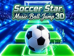 leikur Soccer Star - Music Ball Jump 3D